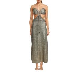 Significant Other | Dresses | New Significant Other Chloe Maxi Dress In  Gold | Poshmark